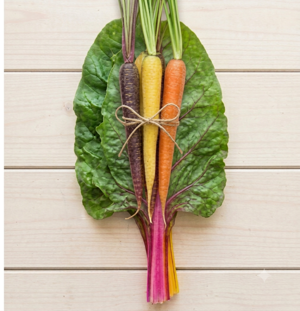 Tricolor Heirloom Carrots